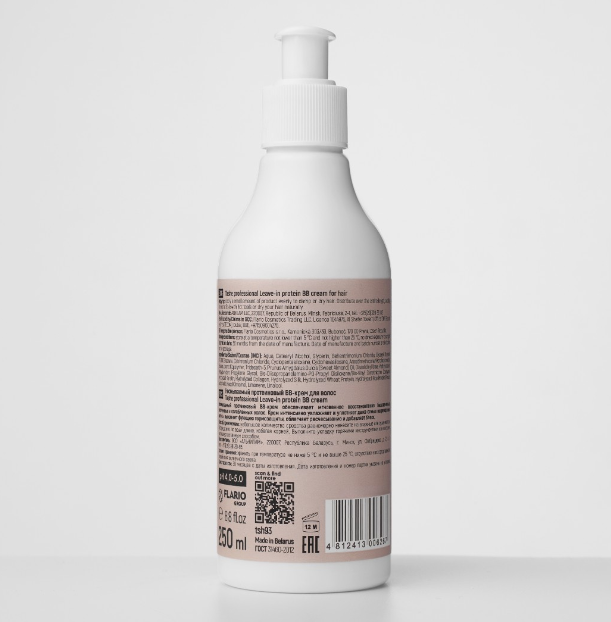 Tashe Professional Несмываемый протеиновый BB-крем для волос Leave-in protein BB cream, 250 мл