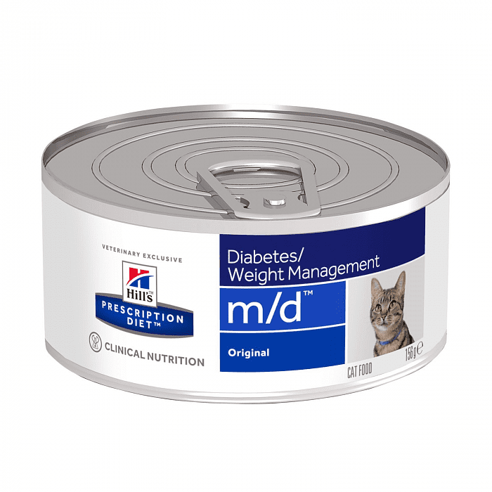 Hill's PD m/d консервированный корм для кошек при диабете, 156г  4281F