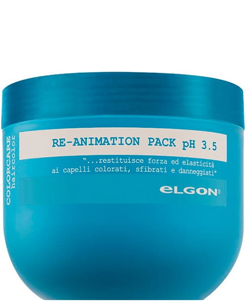 Elgon COLOR CARE Маска воcстанавл для окрашенных и осветленных волос RE-ANIMATION PACK (pH 3,5) 300 мл