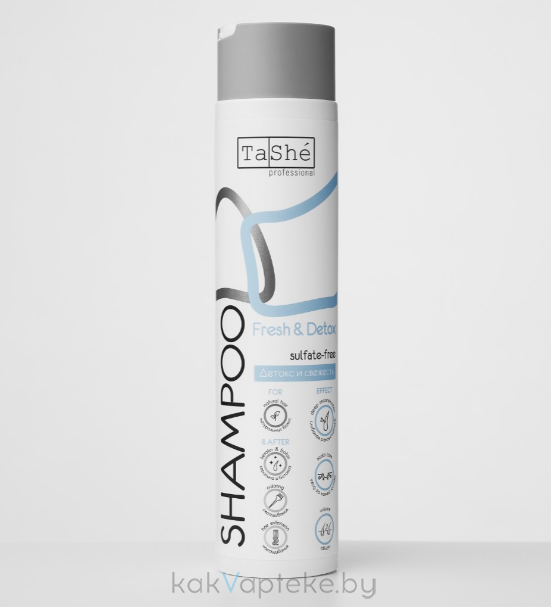 Tashe Professional Шампунь бессульфатный "Fresh & Detox", 300 мл