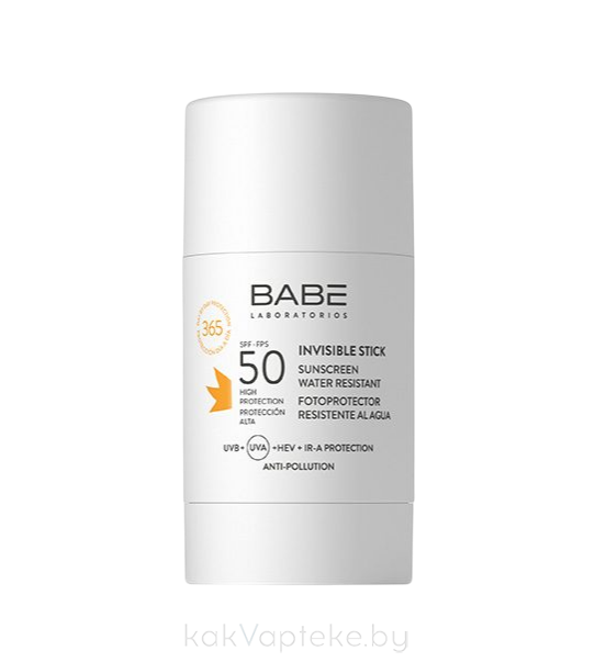 "LABORATORIOS BABE " Невидимый солнцезащитный стик для лица SPF50 / FACIAL SUNSCREEN INVISIBLE STICK SPF50 30г