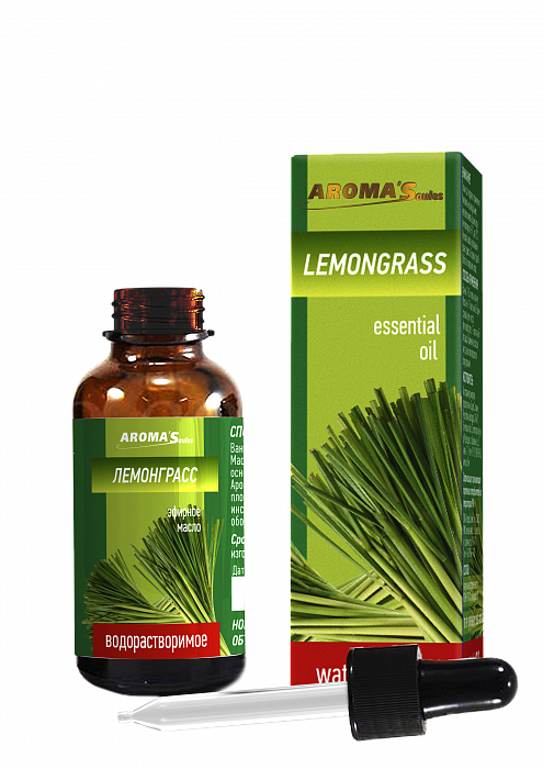 AROMA’Saules Масло эфирное водорастворимое "Лемонграсс",30 мл