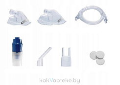Прин-ти д/ингал. аэроз. AirCube (камера,маска взр, маска дет,мундштук,канюля, трубка соед, фильтр)