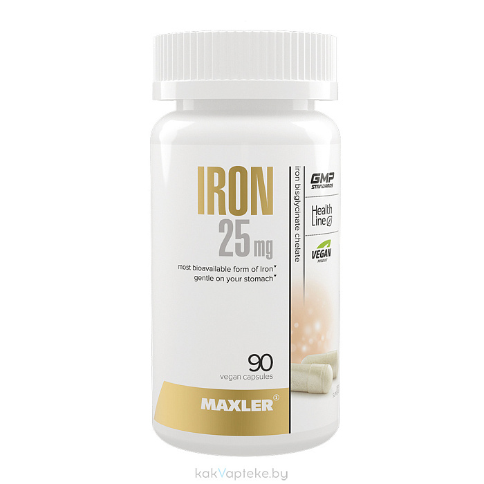 MAXLER БАД «Железо» капсулы №90