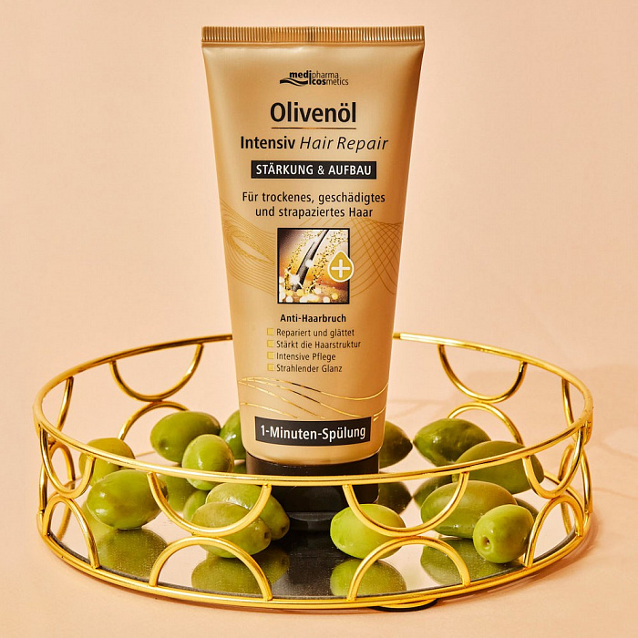 Olivenol Medipharma cosmetics Intensiv ополаскиватель для восстановления волос, 200 мл