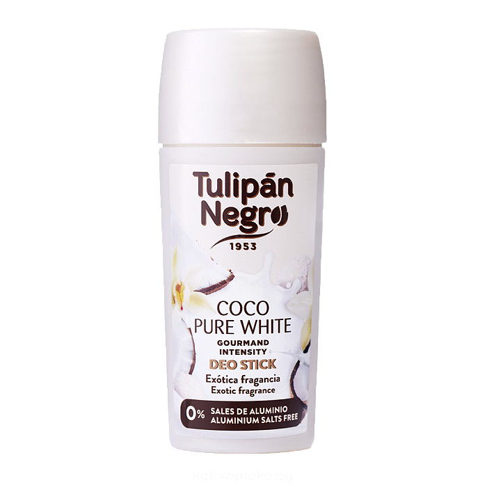 Tulipan Negro Дезодорант стик Белоснежный кокос/COCO PURE WHITE, 60 мл