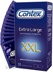 Презервативы из натурального латекса Contex®:Extra Large,  12шт