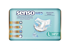 Подгузники для взрослых одноразовые медицинского  назначения    Standart plus Large (L)-30шт./уп.