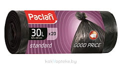 Paclan Мешки для мусора STANDART 30л 50х60см 20шт.