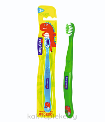 Longa Vita Зубная щетка для детей от 3 лет, арт. S-138 (Забавные зверята мягкая) 1 шт