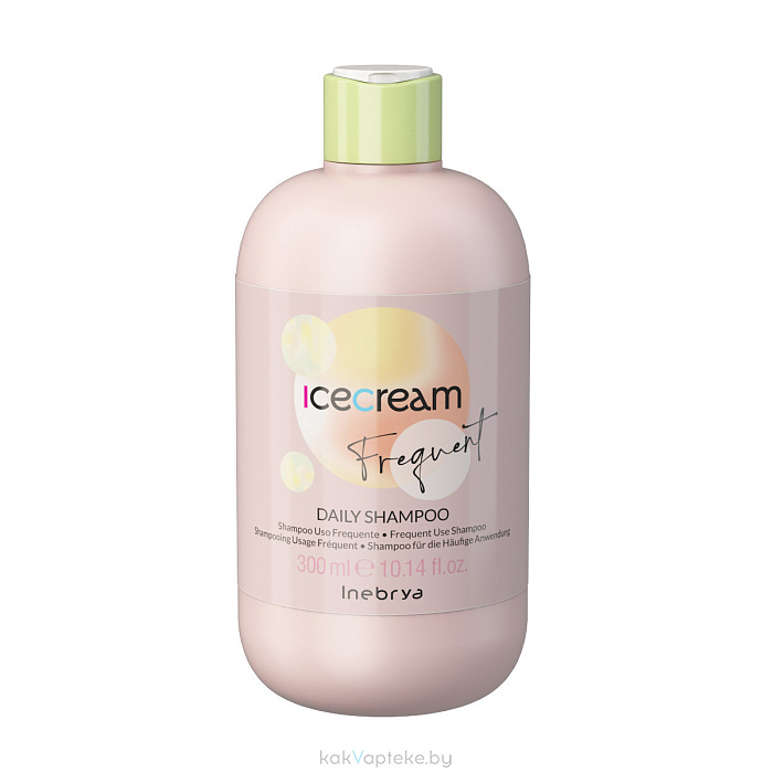 Inebrya ICECREAM FREQUENT Восстанавливающий шампунь для частого использования DAILY SHAMPOO, 300 мл
