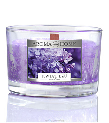 Aroma HOME Ароматизированная свеча в стекле SCENTED CANDLE LILAC FLOWER, 115 гр
