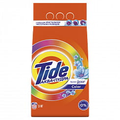 TIDE Автомат Lenor touch of scent Color Средство моющее синтетическое порошкообразное, 3 кг