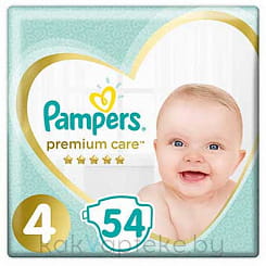 PAMPERS Premium Care Детские одноразовые подгузники (Maxi), 54 шт