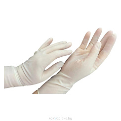 Перчатки мед. хир. одноразовые из нат.латекса размер 7,5 (пара)