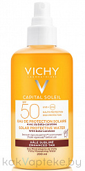 VICHY Capital Soleil Спрей двухфазный солнцезащитный активатор загара SPF50 200 мл