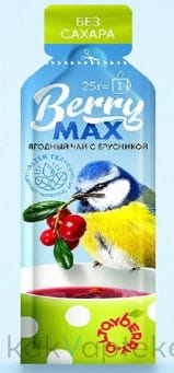 BerryMax Ягодная концентрированная основа "Ягодный чай "Брусника" (1 стик, 25 г)