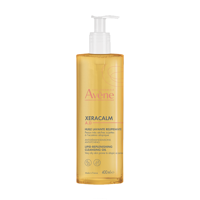 AVENE XeraCalm A.D Очищающее масло для лица и тела 400 мл