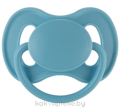 Сanpol babies Соска-пустышка латексная круглая, 1 шт., (блистр), (Nude), 0-6 мес.  Арт.23/223_blu