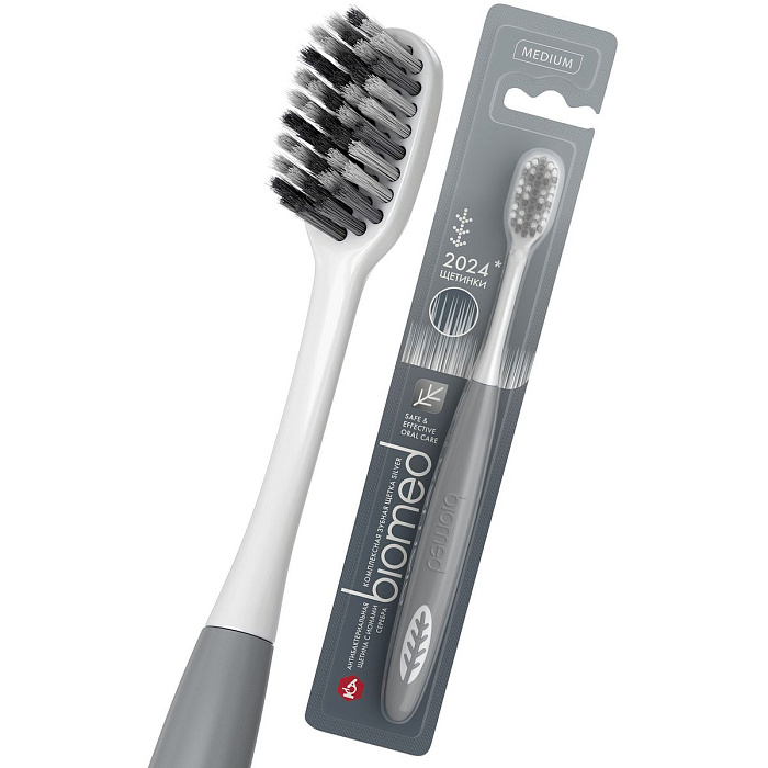 BIOMED SILVER Комплексная зубная щетка