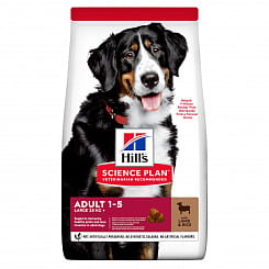 Hill's   SP Сухой корм для взрослых собак крупных пород (ягненок) ,12кг 604310