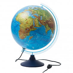 Globen Глобус физико-политический 32 см, с подсветкой, на круглой подставке