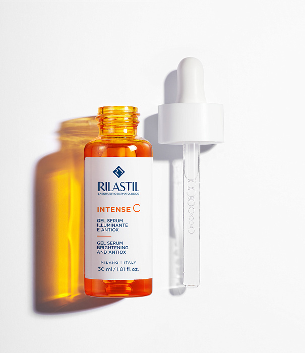 Rilastil INTENSE C Антиоксидантная гель-сыворотка для сияния кожи с витамином С, 30 мл
