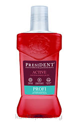 PRESIDENT PROFI Ополаскиватель для полости рта Active, 250 мл