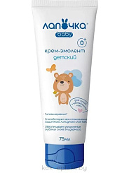Лапочка Детский увлажняющий крем-эмолент, 75 мл