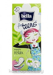 Bella Panty for Teens  relax deo Ультратонк. жен. гигиен. ежед. прокладки, 20 шт