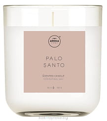 Aroma HOME Ароматизированная свеча в стекле SIMPLICITY CANDLE PALO SANTO, 150 гр