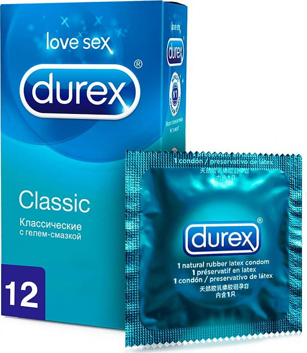 Презервативы Durex  №12 Classic классические