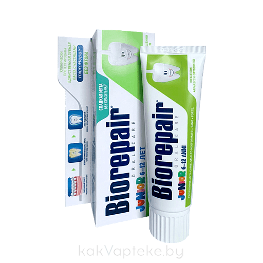 BioRepair Зубная паста для детей Джуниор (с 6-12 лет) 75мл