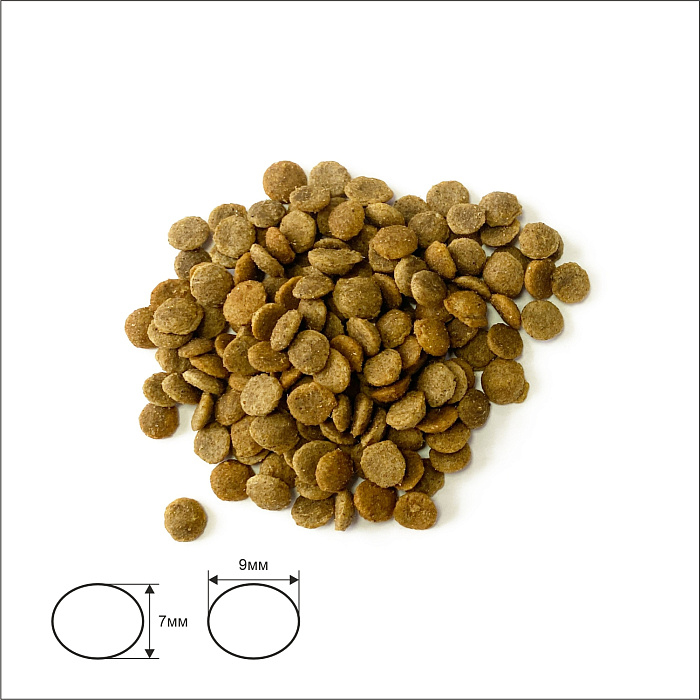 OAK'S FARM Полноценный беззерновой корм для взрослых кошек Herring / Сельдь.  2кг