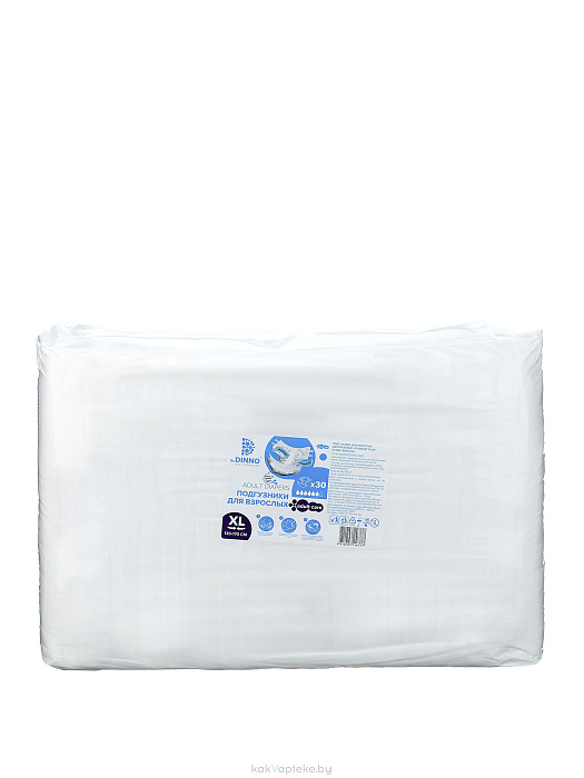 Dr.Dinno Standart Plus Подгузники для взрослых одноразовые  XL 30 шт
