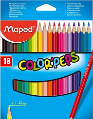 Maped Карандаши цветные 18 шт 