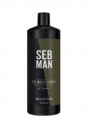 Sebastian SEBMAN Шампунь для ухода за волосами, бородой и телом / The Multi-Tasker Hair, Beard & Body Wash, 1000мл