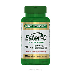 Nature's Bounty Эстер-С 500 мг, БАД таблетки №60