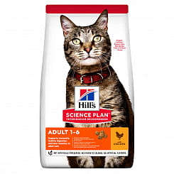 Hill's  SP сухой корм для взрослых кошек (с курицей),  1,5кг 604718