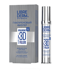 LIBREDERM«3D Гиалуроновый филлер» Дневной крем для лица  SPF 15 30 мл