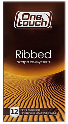 One Touch Ribbed Презервативы, 12 шт