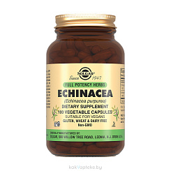 Solgar Экстракт эхинацеи пурпурной, БАД капсулы №100