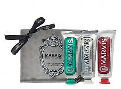MARVIS Набор Зубных паст:Классическая насыщенная мята,Белоснежная мята,Корица и мята, 25мл*3шт