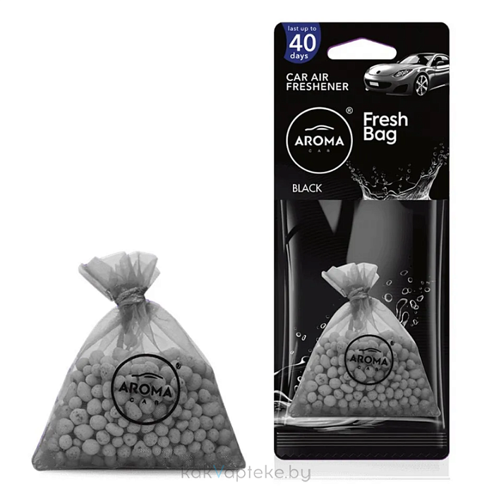 Aroma Car Fresh Bag Ароматизатор воздуха пластиковый Black, 12 гр
