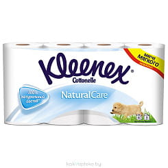Kleenex Cottonelle Natural Care Туалетная бумага, 3сл. 8шт.