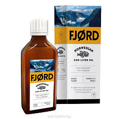 Фьорд FJORD Норвежский рыбий жир из печени трески 100 мл