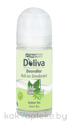 Doliva Дезодорант роликовый Зеленый чай 50мл