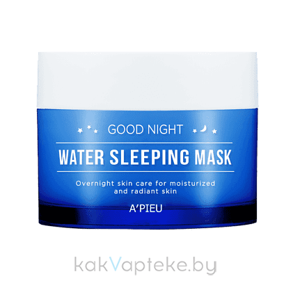 A'PIEU Ночная увлажняющая маска для лица Good Night Water Sleeping Mask, 105 мл