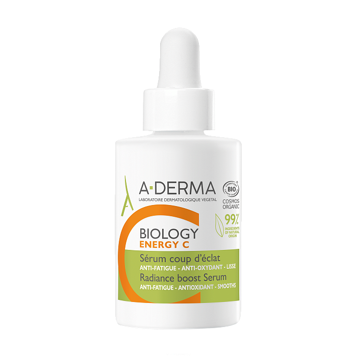 A-DERMA BIOLOGY ENERGY C Сыворотка, придающая сияние хрупкой коже 30 мл
