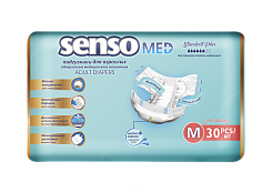 Подгузники для взрослых одноразовые медицинского  назначения    Standart plus Medium (M)-30шт./уп.